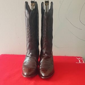 Classic Brown Leather Women's Boots